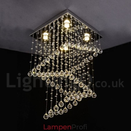 4 Lichter Moderne Kristall Deckenpendelleuchte Innen Kronleuchter Beleuchtung Lampen Leuchten 4 Lichter Moderne Kristall Deckenpendelleuchte Innen Kronleuchter Beleuchtung Lampen Leuchten