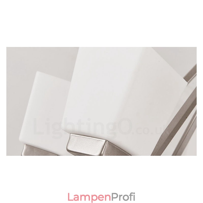 4 Lichter Chrom Pendelleuchte Indoor Modern Kronleuchter Home Hängende Beleuchtung Lampen Leuchten mit Glasschirmen