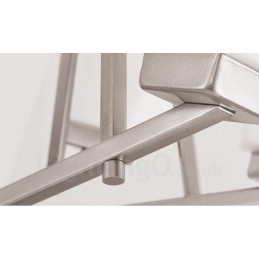 6 Lichter Chrom Pendelleuchte Indoor Modern Kronleuchter Home Hängende Beleuchtung Lampen Leuchten mit Glasschirmen