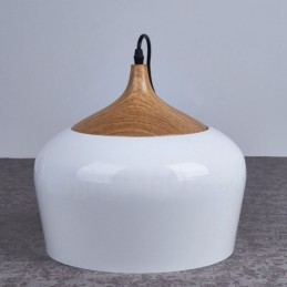 1 Licht Moderne zeitgenössische Pendelleuchte Hängelampe mit weiß rot blau Schatten