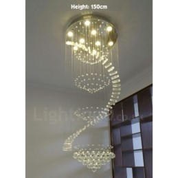 9 Lichter Moderne K9 Kristall Deckenpendelleuchte Innenleuchter Beleuchtung Lampen Leuchten