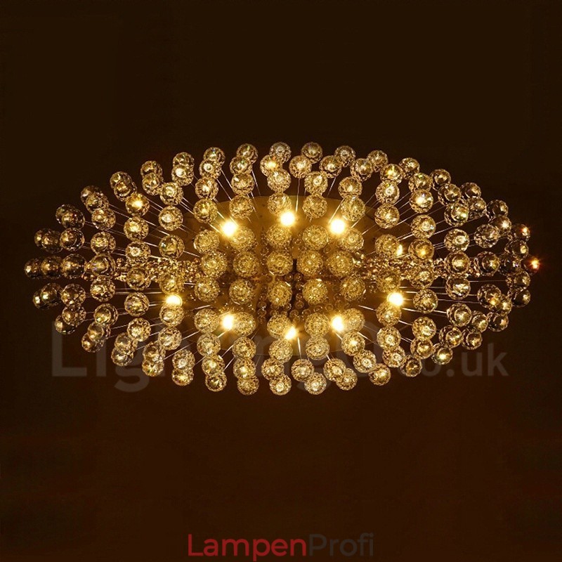 10 Lichter Moderne K9 Kristall Deckenpendelleuchte Innenleuchter Beleuchtung Lampen Leuchten