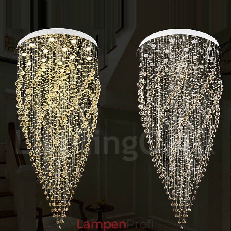 15 Lichter Moderne K9 Kristall Deckenpendelleuchte Innenleuchter Beleuchtung Lampen Leuchten