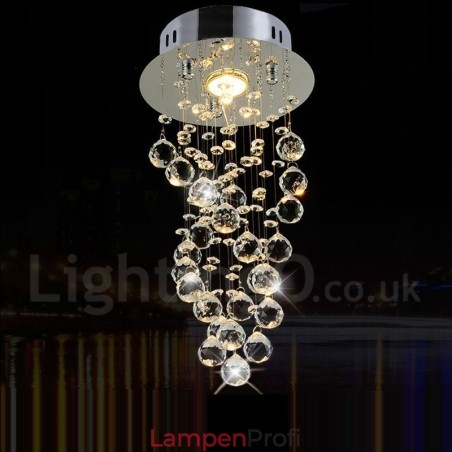 1 Licht Moderne K9 Kristall Deckenpendelleuchte Innen Kronleuchter Beleuchtung Lampen Leuchten