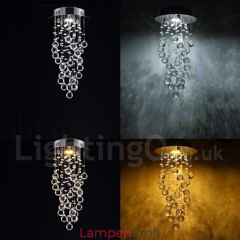 1 Licht Moderne K9 Kristall Deckenpendelleuchte Innen Kronleuchter Beleuchtung Lampen Leuchten