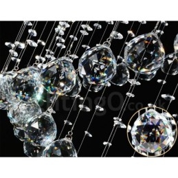 1 Licht Moderne K9 Kristall Deckenpendelleuchte Innen Kronleuchter Beleuchtung Lampen Leuchten