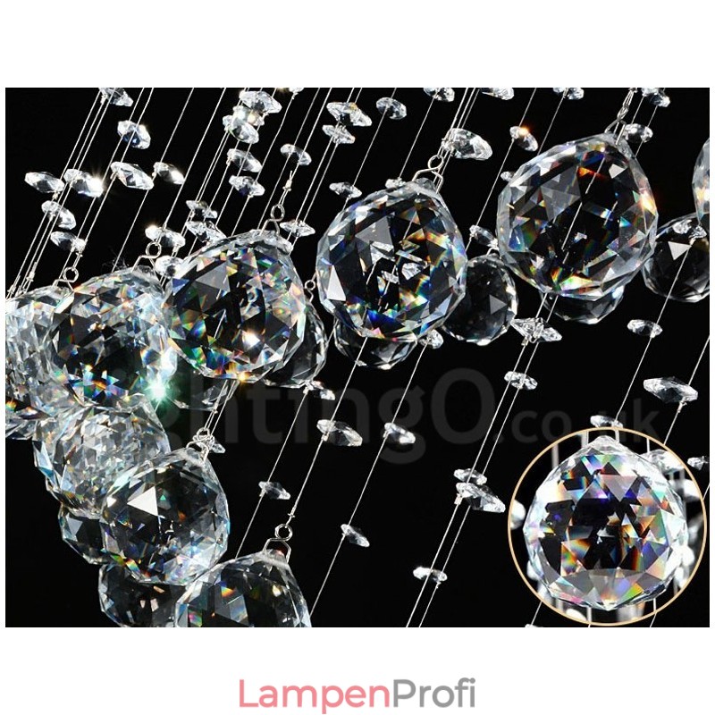 1 Licht Moderne K9 Kristall Deckenpendelleuchte Innen Kronleuchter Beleuchtung Lampen Leuchten