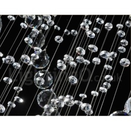 1 Licht Moderne K9 Kristall Deckenpendelleuchte Innen Kronleuchter Beleuchtung Lampen Leuchten