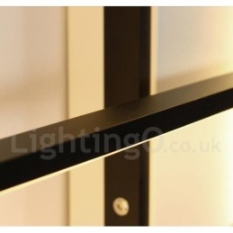 Moderne Deckenleuchte mit zeitgenössischer Aluminium-Malerei, bündige Wandleuchte mit Fernbedienungsdimmer für Wohnzimmer, Schlafzimmer