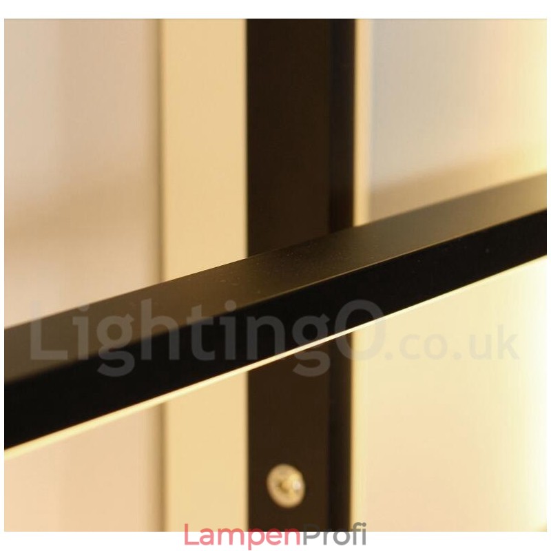 Moderne Deckenleuchte mit zeitgenössischer Aluminium-Malerei, bündige Wandleuchte mit Fernbedienungsdimmer für Wohnzimmer, Schlafzimmer