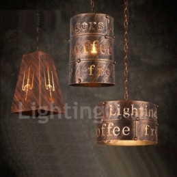 1 Licht Retro Vintage Pendelleuchte Cafe House Pendelleuchte