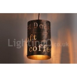 1 Licht Retro Vintage Pendelleuchte Cafe House Pendelleuchte