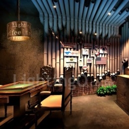 1 Licht Retro Vintage Pendelleuchte Cafe House Pendelleuchte