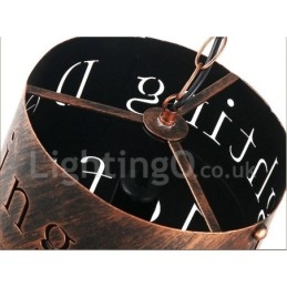 1 Licht Retro Vintage Pendelleuchte Cafe House Pendelleuchte