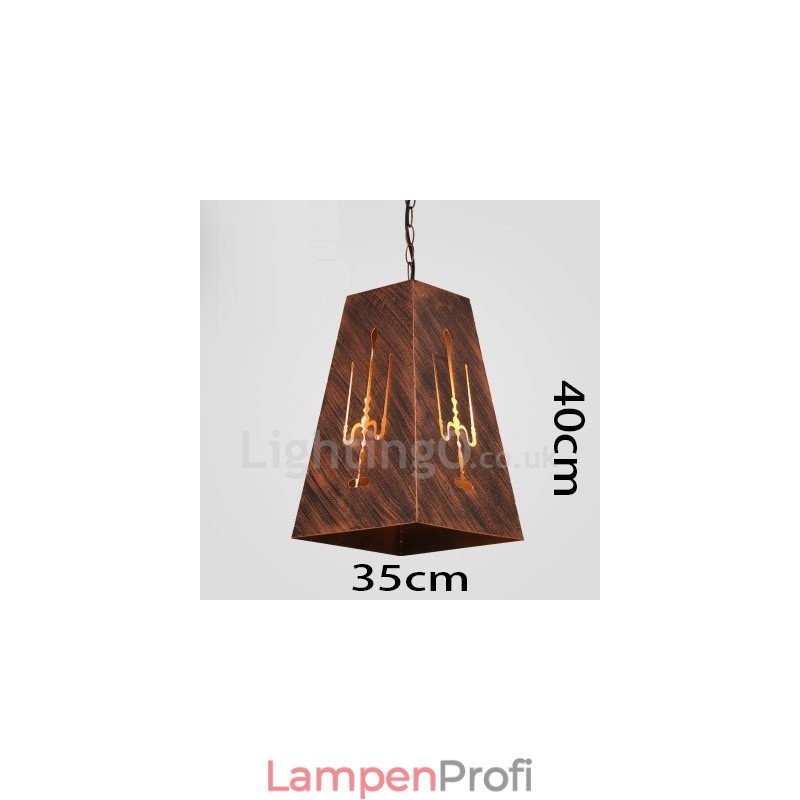 1 Licht Retro Vintage Pendelleuchte Cafe House Pendelleuchte