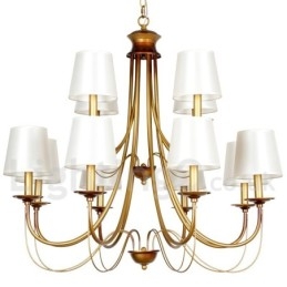 Kronleuchter im rustikalen mediterranen Stil mit 12 Lichtern, modern und zeitgenössisch, Kerzenstil