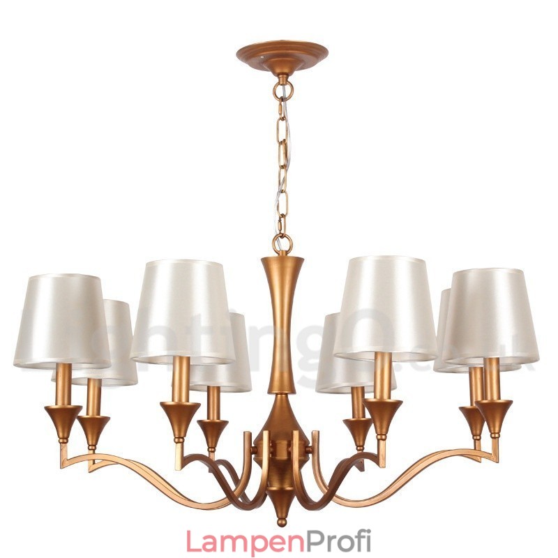 Kronleuchter im Kerzenstil mit 8 Lichtern