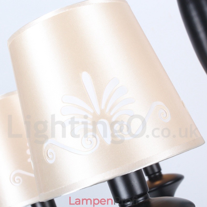 Kronleuchter im mediterranen Kerzenstil mit 6 Lichtern