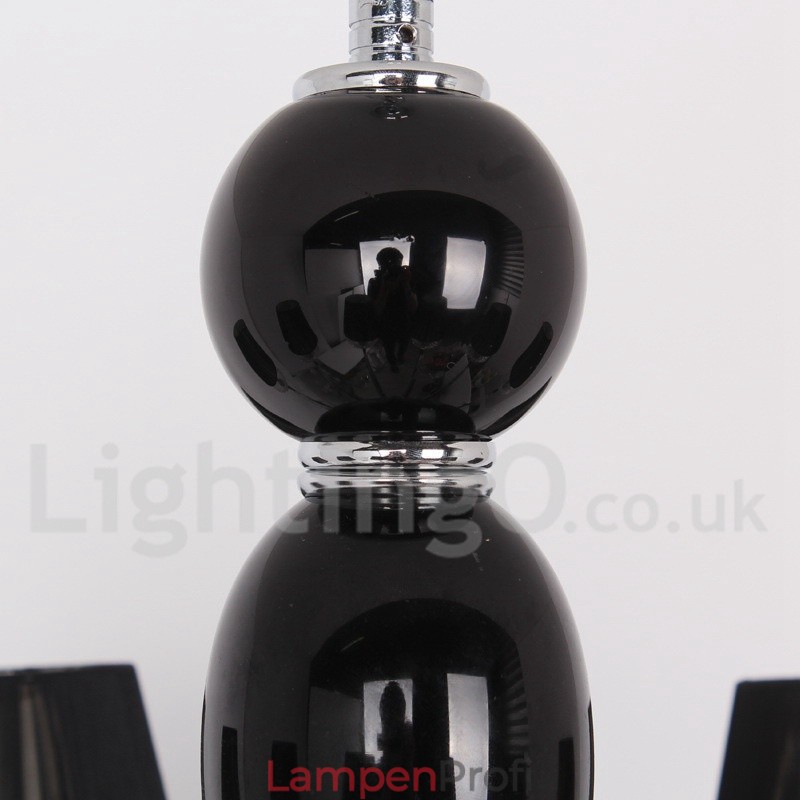 5-flammiger, weißer, moderner Kronleuchter im Kerzenstil aus K9-Kristallen