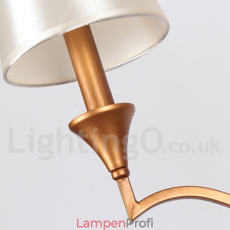 Kronleuchter im mediterranen Kerzenstil mit 6 Lichtern