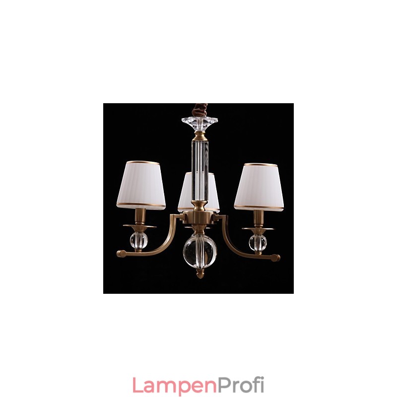 Moderner zeitgenössischer Kronleuchter aus Kristallbronze und Metall