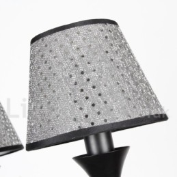 Kronleuchter im rustikalen, modernen und zeitgenössischen Retro-Stil mit schwarzer Kerze, 6 Lichter