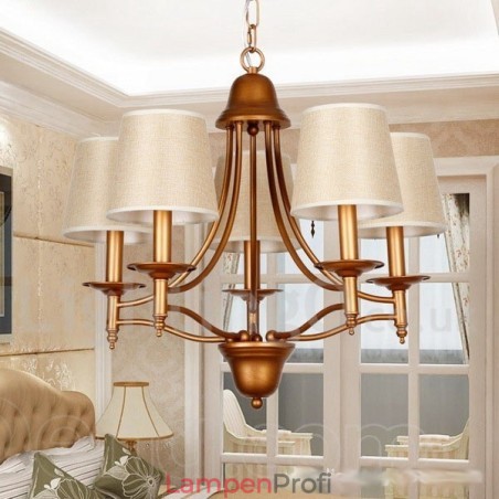 Kronleuchter im rustikalen Retro-Stil im mediterranen Stil mit 5 Lichtern und Kerzenständer Kronleuchter im rustikalen Retro-Stil im mediterranen Stil mit 5 Lichtern und Kerzenständer