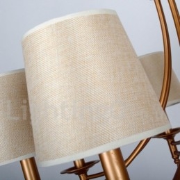 Kronleuchter im rustikalen Retro-Stil im mediterranen Stil mit 6 Lichtern