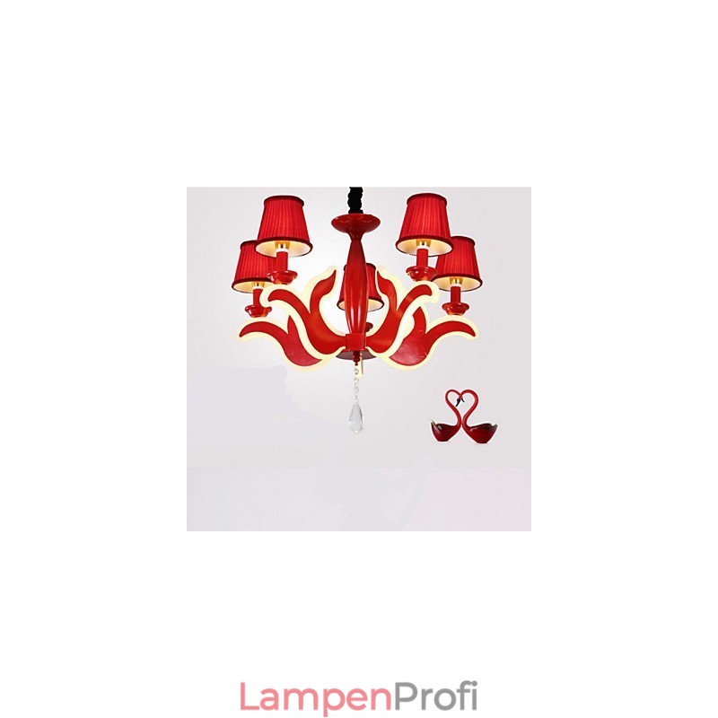 Creative Garden Lights Roter Acryl-Kronleuchter