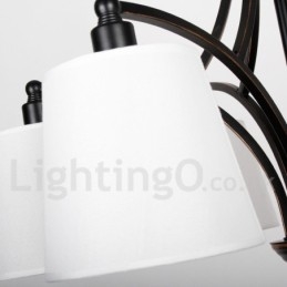 Kronleuchter im rustikalen, modernen Retro-Kerzenstil mit 3 Lichtern