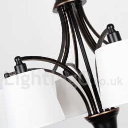 Kronleuchter im rustikalen, modernen Retro-Kerzenstil mit 3 Lichtern