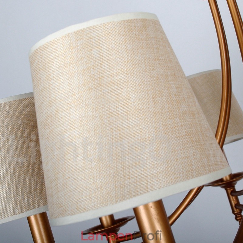 Kronleuchter im rustikalen Retro-Stil im mediterranen Stil mit 3 Lichtern