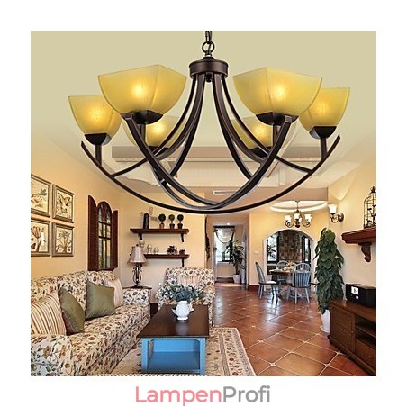 Kronleuchter 6 Lichter Traditionell Klassisch Vintage Metall
