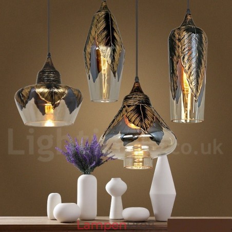 Europäische Retro Glas Pendelleuchte Lounge Pendelleuchte Europäische Retro Glas Pendelleuchte Lounge Pendelleuchte