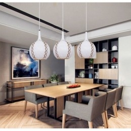 Moderne zeitgenössische Lounge-Pendelleuchte aus Glas