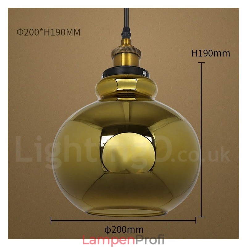 Europäische Glas Pendelleuchte