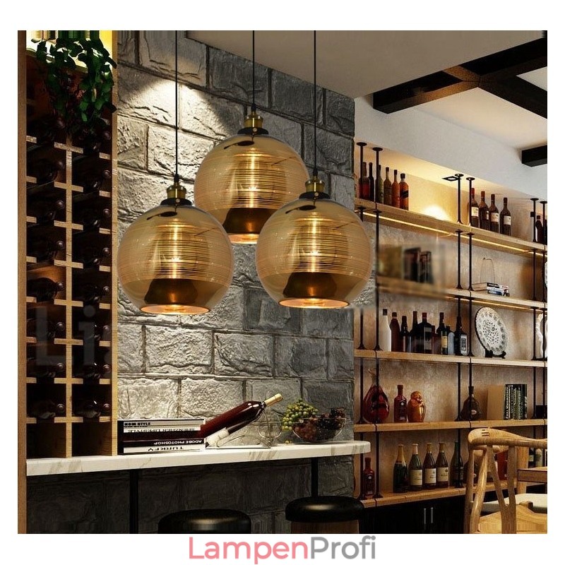 Europäische Glas Pendelleuchte Cafe Pendelleuchte
