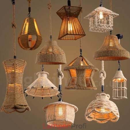 1 Licht Rustikale Lodge Pendelleuchte Cafe Hanfseil Pendelleuchte 1 Licht Rustikale Lodge Pendelleuchte Cafe Hanfseil Pendelleuchte