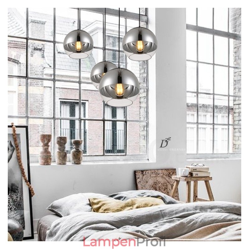 1 Licht Moderne zeitgenössische Beschichtung Cafe Glas Pendelleuchte