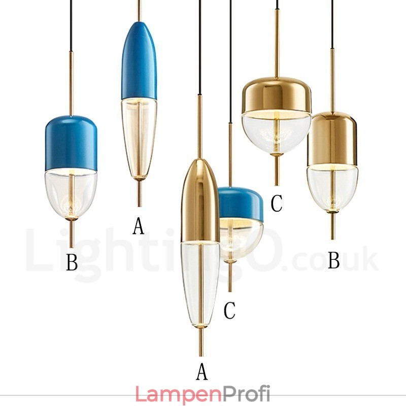 1 Licht Moderne zeitgenössische Glas Pendelleuchte