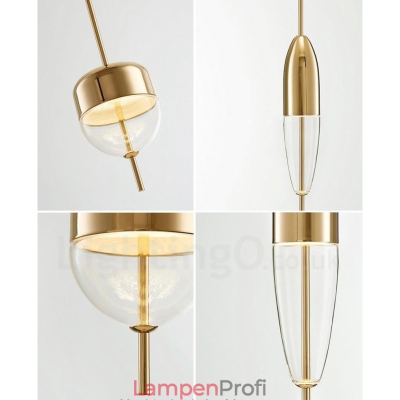 1 Licht Moderne zeitgenössische Glas Pendelleuchte
