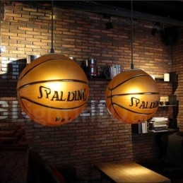 1 Licht Vintage Modern Zeitgenössische Basketball Glasschirm Pendelleuchte