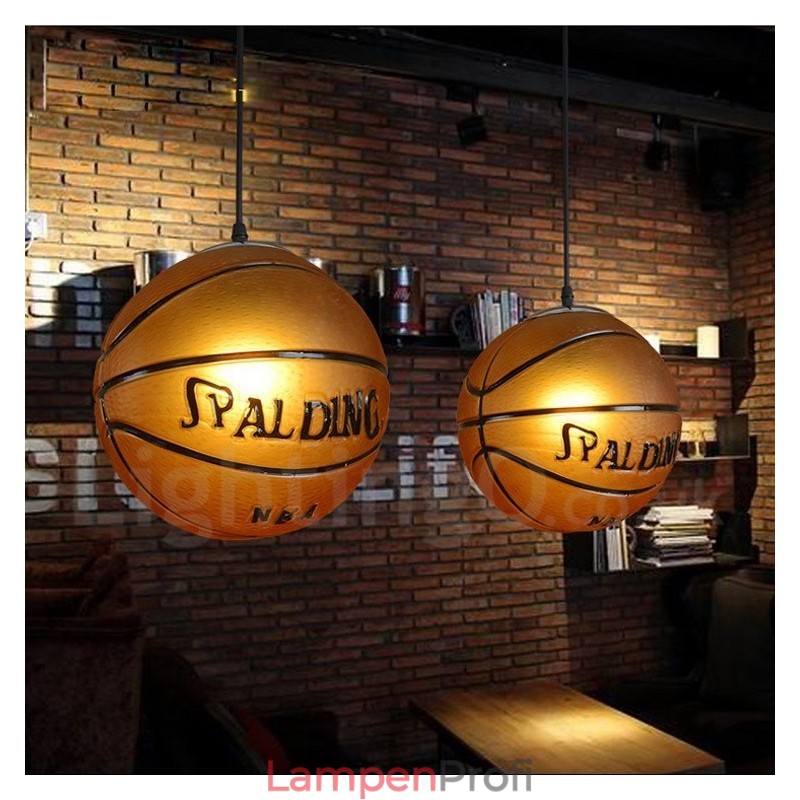 1 Licht Vintage Modern Zeitgenössische Basketball Glasschirm Pendelleuchte