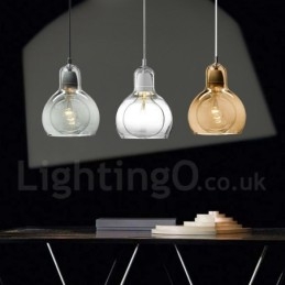 1 Licht nordischen Stil moderne zeitgenössische Glas Pendelleuchte