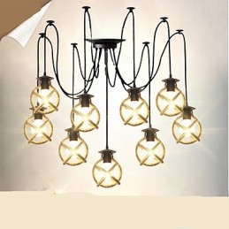 Seillampe Kronleuchter Kleidung lang Kreativ Die himmlischen Mägde streuen Blüten. Spinnenlampe