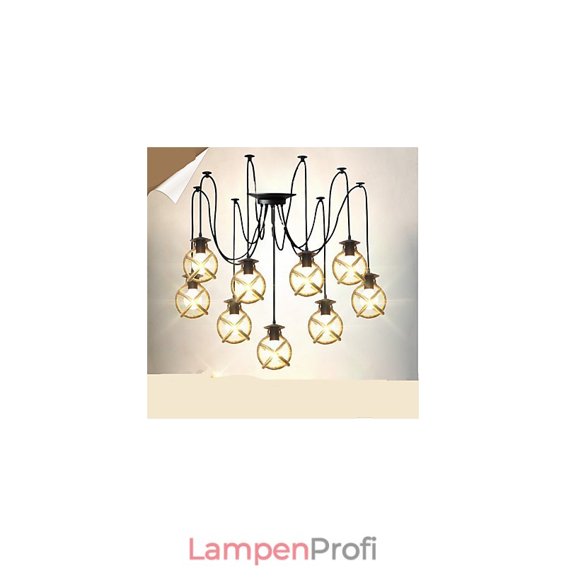 Seillampe Kronleuchter Kleidung lang Kreativ Die himmlischen Mägde streuen Blüten. Spinnenlampe