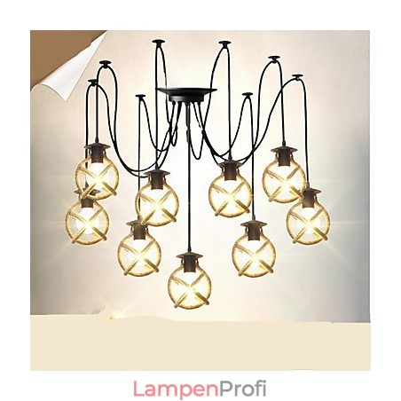 Seillampe Kronleuchter Kleidung lang Kreativ Die himmlischen Mägde streuen Blüten. Spinnenlampe