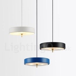 1-flammige, moderne, zeitgenössische Luxus-Pendelleuchte mit Glasschirm