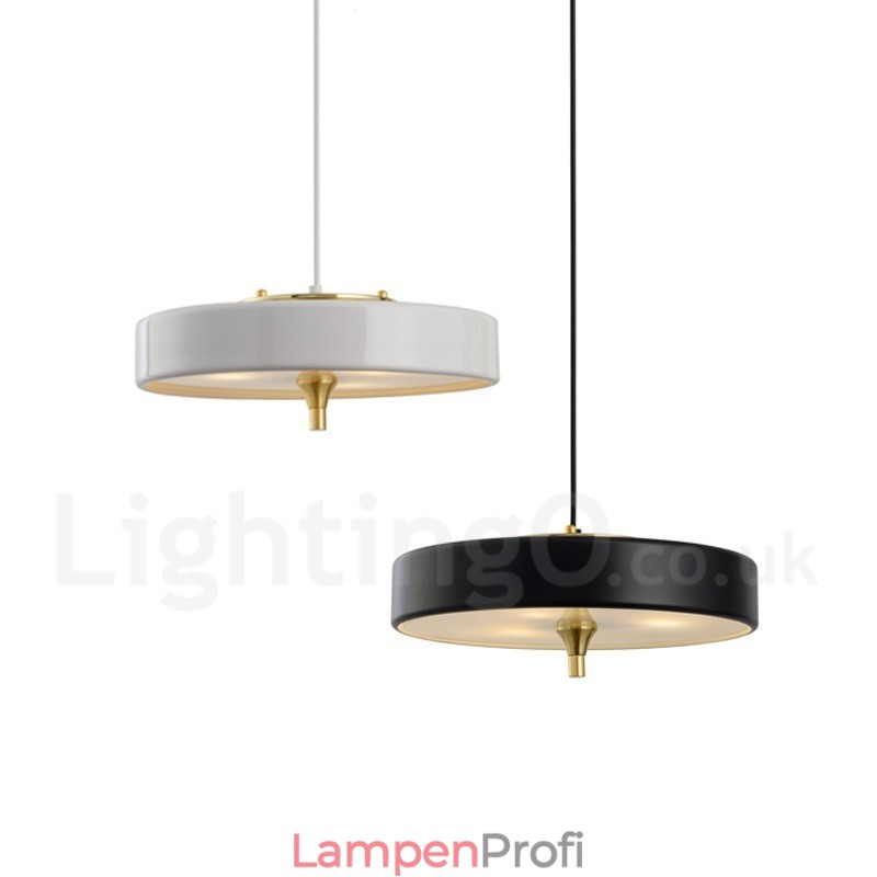 1-flammige, moderne, zeitgenössische Luxus-Pendelleuchte mit Glasschirm