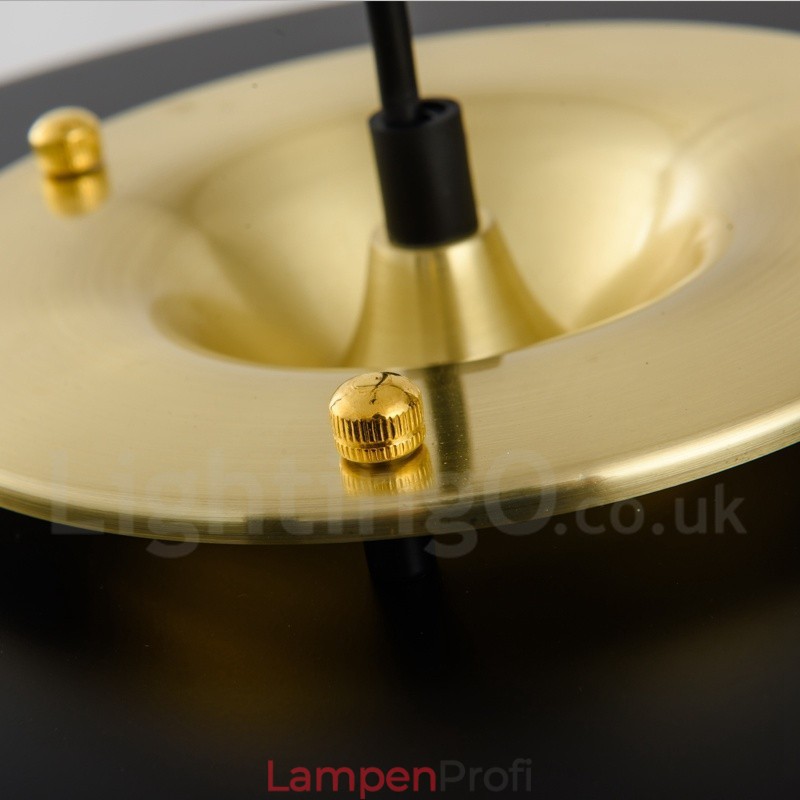 1-flammige, moderne, zeitgenössische Luxus-Pendelleuchte mit Glasschirm